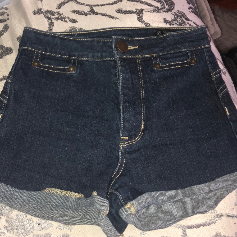 Denim shorts